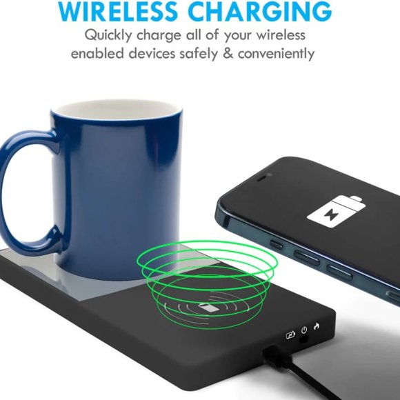 TECH THEORY MUG WARMER & WIRELESS PHONE CHARGER - Picture 6 of 8